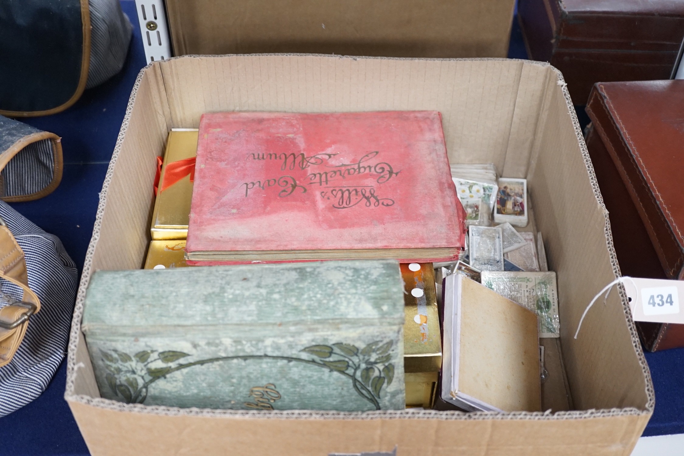 A collection of cigarette cards